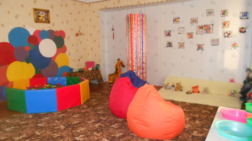 Сенсорна кімната в КДНЗ «Веселка»